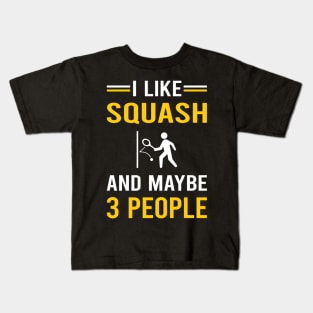 3 People Squash Kids T-Shirt